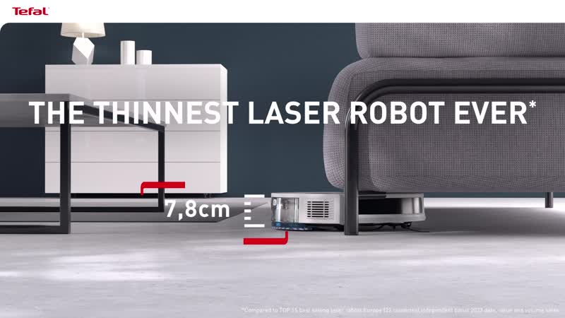 Robotický vysávač Rowenta X-PLORER S65 Laser RR8L65WH