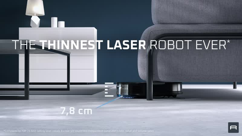 Robotický vysávač Rowenta X-PLORER S65+ Laser s automatickým vysypávaním RR8L85WH